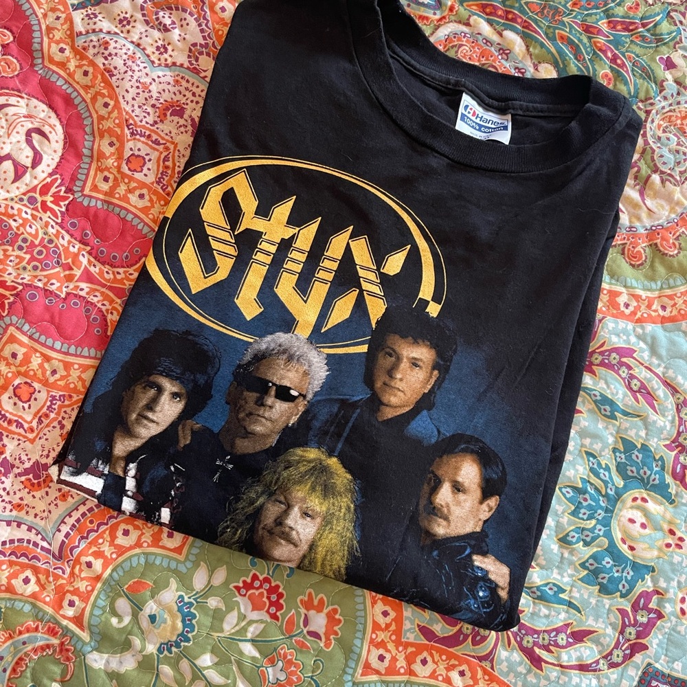 Styx Edge of the Century concert shirt size large